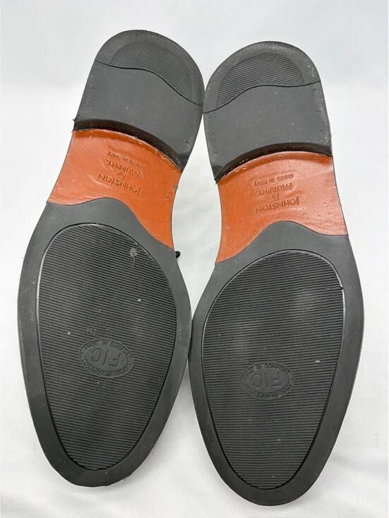 Johnston Murphy Passport Oxford Shoes Mens 9 Burgundy Black Saddle Made Italy main image 8